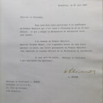 Invitation officielle transmise par A. Primor