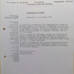 Communiqué du CCOJB